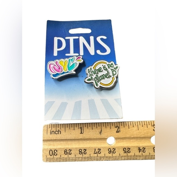Two Pins (NWT) 🌍🌱🗽 - Picture 2 of 3